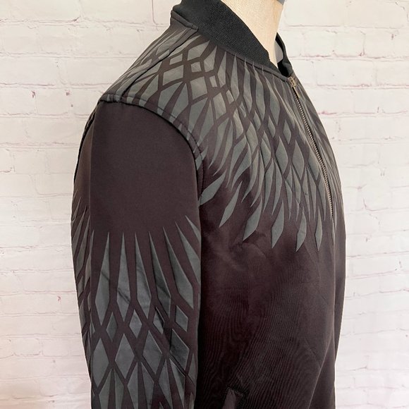 NWT Mens Black Jacket - Zip Up - Size XL - Picture 6 of 10